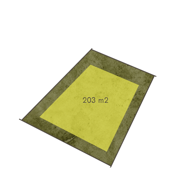 Buildable area diagram for Homesite 26