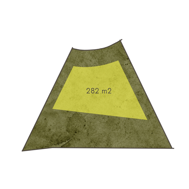 Buildable area diagram for Homesite 30
