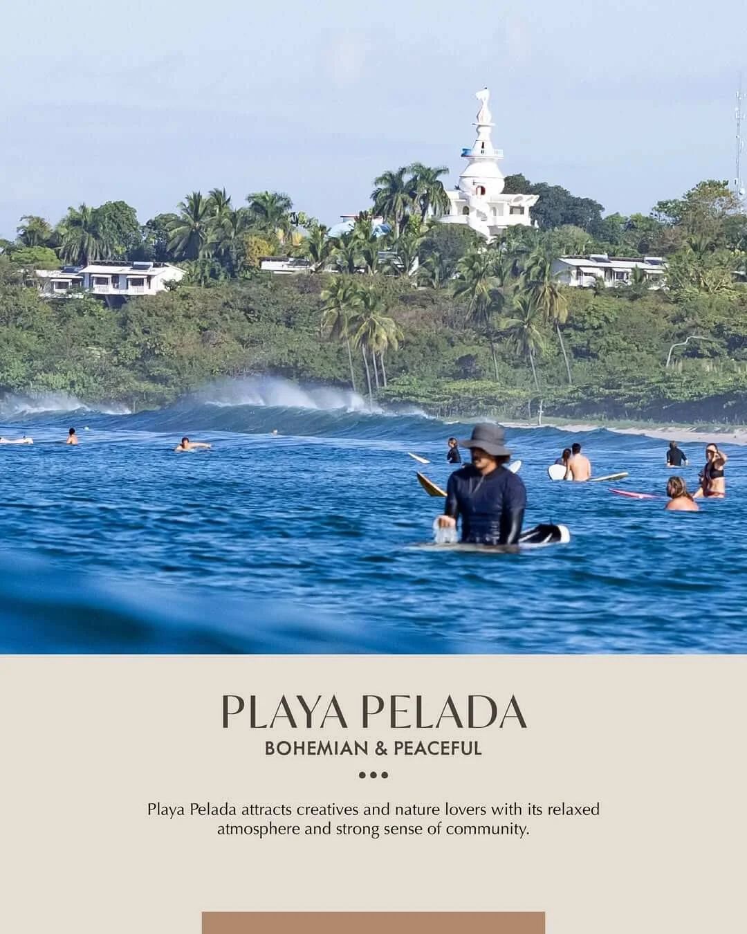 Rocky shoreline and tide pools at Playa Pelada in Nosara