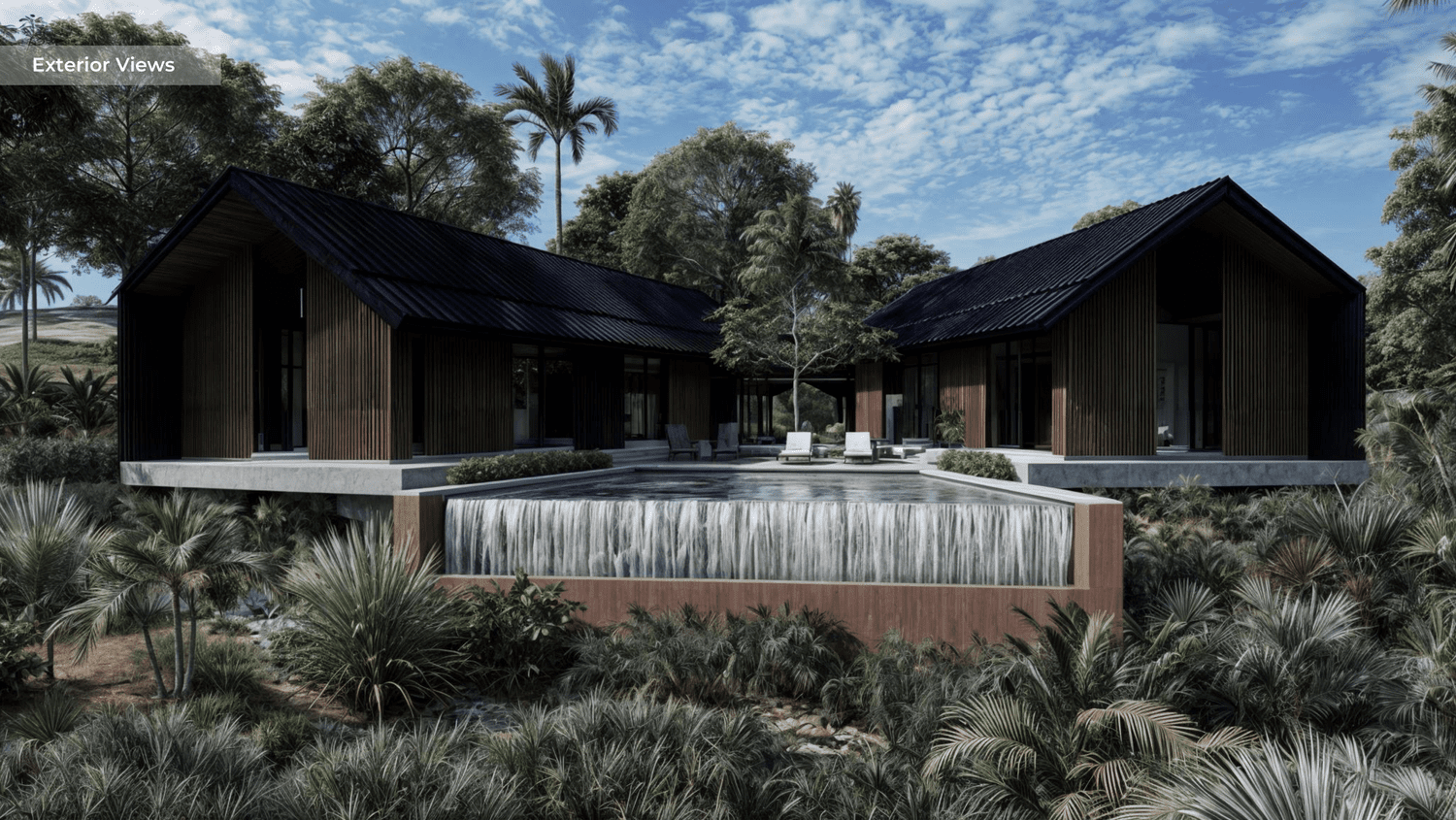 Rendering of the Dos Graneros home design