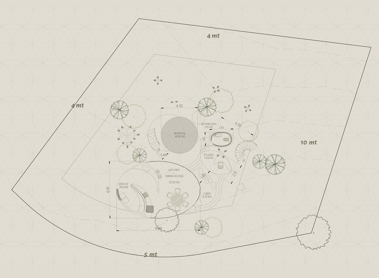 Flor de Vida Floor Plans — GROUND FLOOR