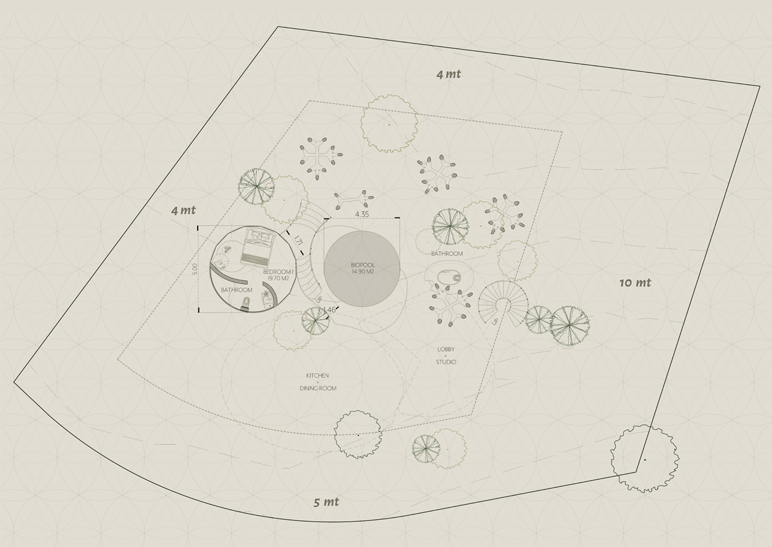 Flor de Vida Floor Plans — LEVEL 1