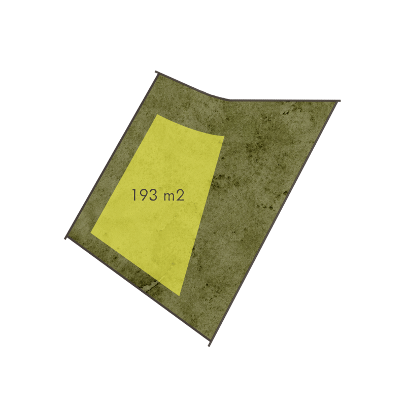 Buildable area diagram for Homesite 32